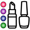 Beauty Coloring Book Glitter icon