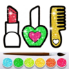 Glitter Beauty Coloring Book icon