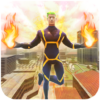 Flying Speed Flame Hero Flame Hero Robot Game icon