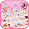 Sweet Donut Pink Drip Keyboard Theme icon