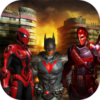 Grand City Simulation Flying Superhero icon