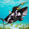 Shark Robot Transformation icon