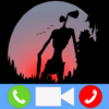 Siren fake call video head icon