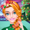 Christmas Princess Makeup and Dress Up Salon Game icon