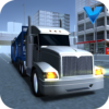 Big car transport truck 3D icon