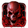 Red Blood Skull Live Wallpaper icon