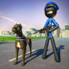 Stickman Police Dog Chase icon