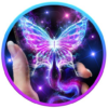 Smoke Neon Butterfly Live Wallpaper icon