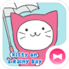 Kitty on a Rainy Day Theme icon