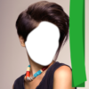 Woman Short Hair Photo Montage icon