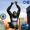 Gorilla Ropehero Gangster Crime City Flying Hero icon