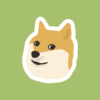 Doge dog jump icon