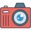 Cartoon Sketch Photo Camera icon