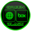 Flat Black and Green Icon Pack Free icon