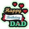 Happy Birthday Dad Wishes, Father Greeting Cards icon