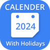 Calendar 2024 & Holidays icon