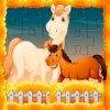 Puzzles about horses icon