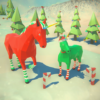 Unicorn Christmas Simulator Family Happy New Year icon