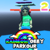 Rainbow Obby Parkour 2 icon