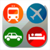 Train.Avia tickets.Carpooling icon