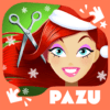 Girls Hair Salon Christmas icon