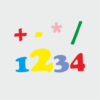 Math for kids, basic math skills icon