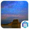 Beautiful Starry Sky Live Wallpaper by PIN Genie icon