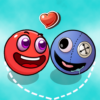 Red ball: love Rainbow icon