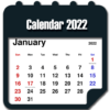 Calendar 2022 with Holiday icon