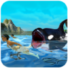 Hungry Blue Whale Attack Simulator icon