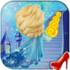 princess frozen: the ice queen elsa run game kids icon