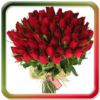 Beautiful Flowers Bouquet Glit icon