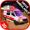 Emergency ambulance Drive: Save patients icon