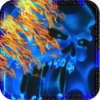 Blue Ghost Skull Fire icon