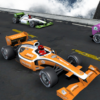 Car stunt racing Formula cars icon