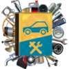 Auto Parts & Engines. Mechanic icon