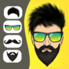 Beard man photo editor icon