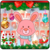 Cute Bunny Christmas Keyboard Theme icon