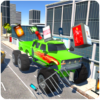 Monster Truck Car destruction icon