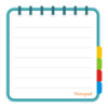 Notepad simple notes icon