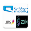 Recharge App mobily zain stc icon