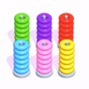 Hoop Stack Color Puzzle Game icon