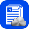 Notepad and Notes with sync icon