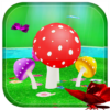 Mushroom & Butterfly 3D live wallpaper icon