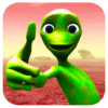 A dança alienígena verde icon