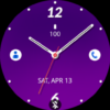 Violet Analogue Watch Face icon