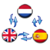 Dutch English Spanish translator icon