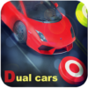 Dual cars icon