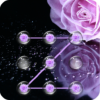 AppLock Theme Purple Rose icon