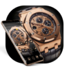 Gold Luxury Legendary Watch Theme icon